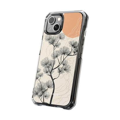 Spiky Tree Sunset iPhone 14 Cover - Impact