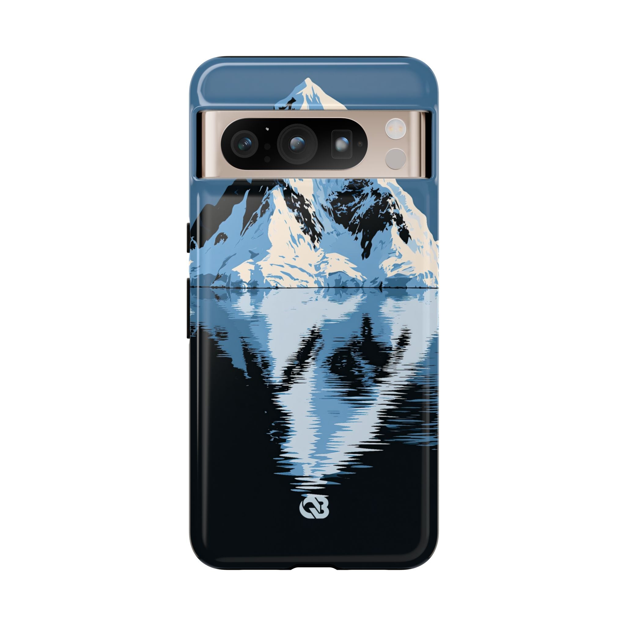 Blue Tough Phone Case for Google Pixel - Arctic Summit Mirror