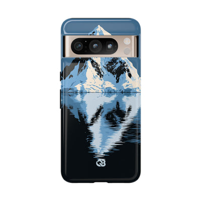 Blue Tough Phone Case for Google Pixel - Arctic Summit Mirror