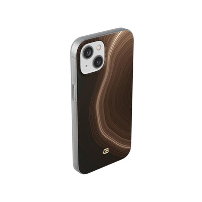 Brown Lite Phone Case for iPhone - Bronzed Canyon Relief