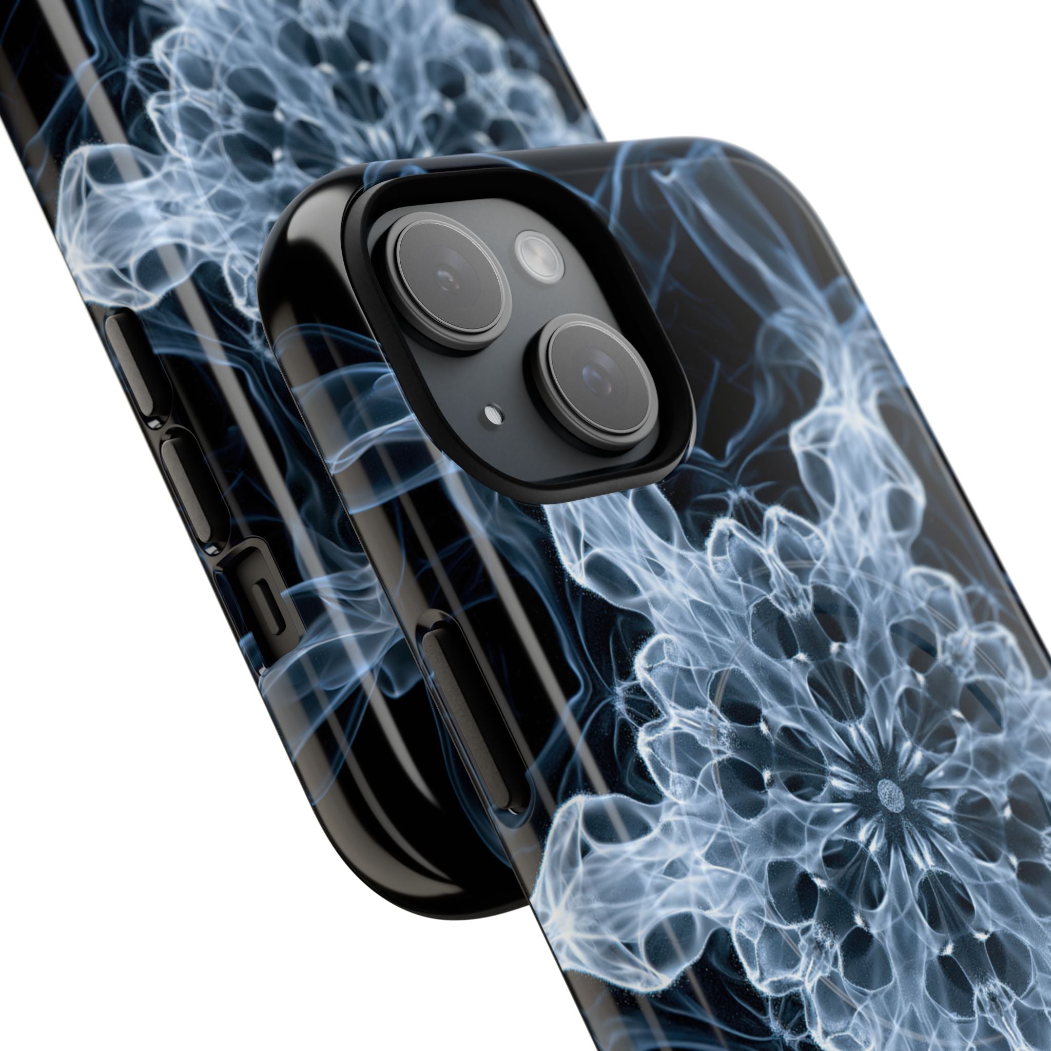 Blue Tough 2.0 Magsafe Phone Case for iPhone - Glacial Smoke Crown