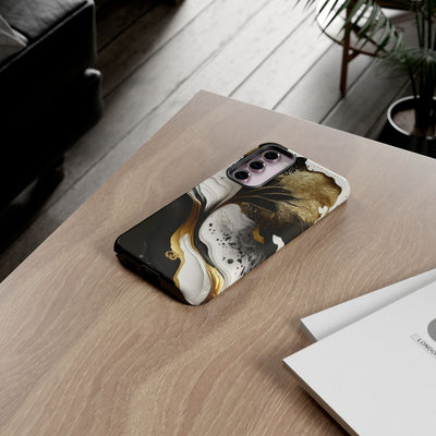 Molten Onyx Gold · Tough Coque de téléphone pour Samsung