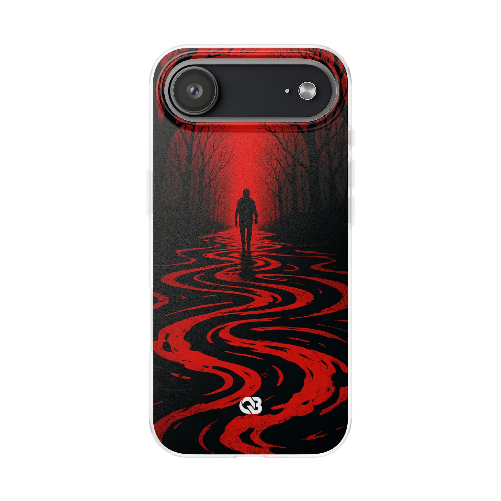 Crimson Shadow Path · Soft Phone Case for iPhone