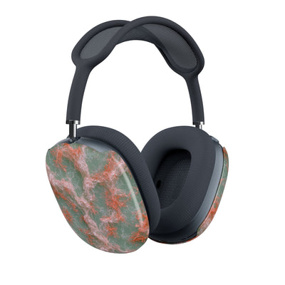 Coral Pixel Matrix · Hard Case for AirPods Max · Green