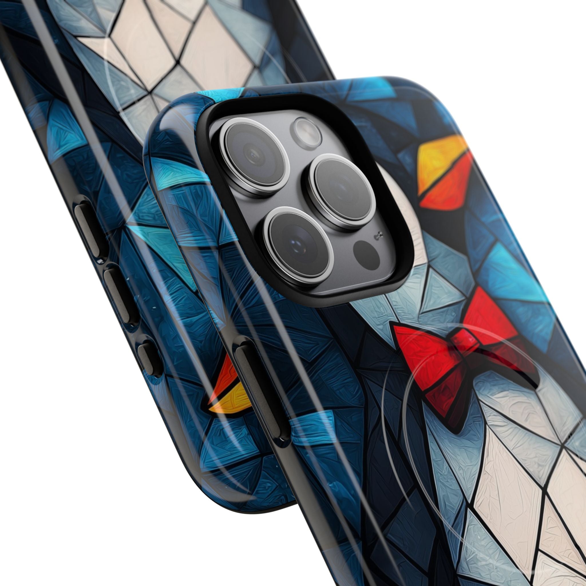 Mosaic Bowtie Penguin · Tough+ Phone Case for iPhone · Magsafe