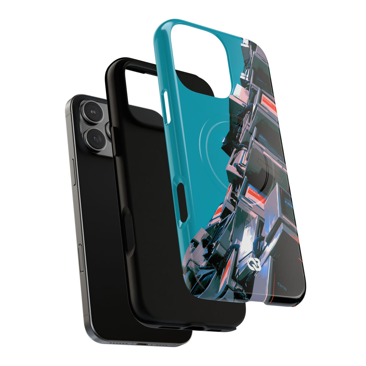 System Error Spire · Tough 2.0 Magnetic Phone Case for iPhone · Teal