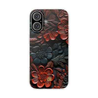 Carved Earth Bloom · Soft Phone Case for iPhone