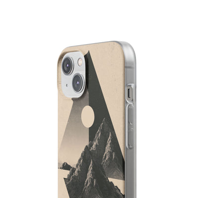 Beige Lite Phone Case for iPhone - Obsidian Summit Parchment