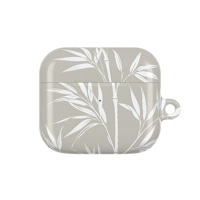 Serene Bamboo · Hard Case for AirPods & AirPods Pro · Beige