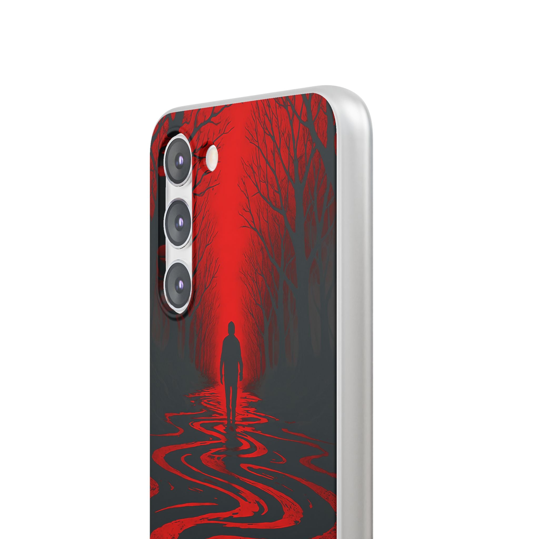 Crimson Shadow Path · Soft Handyhülle für Samsung