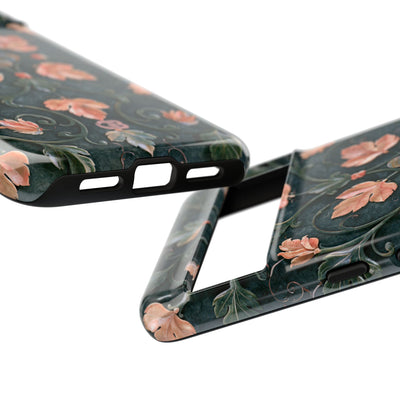 Florentine Rose Arabesque · Tough Phone Case for Pixel ·  Green