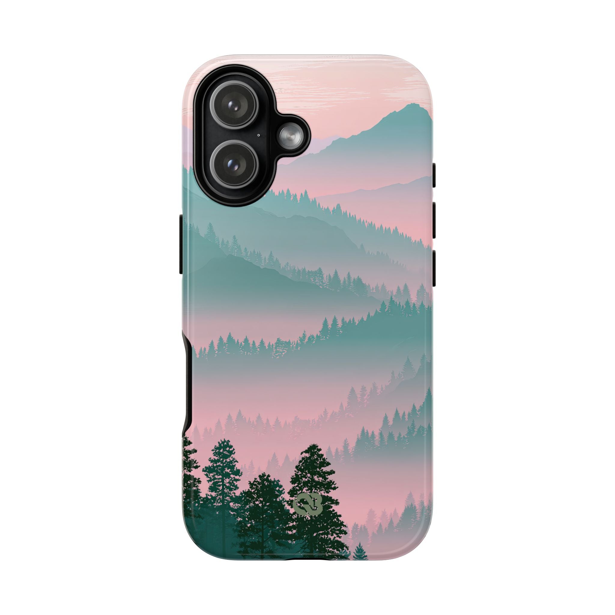 Teal Tough Phone Case for iPhone - Alpine Mist Teal