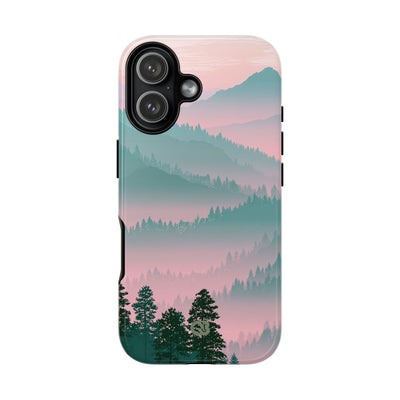 Teal Tough Phone Case for iPhone - Alpine Mist Teal