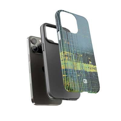 Acid Raster Circuit · Tough Phone Case for iPhone · Teal