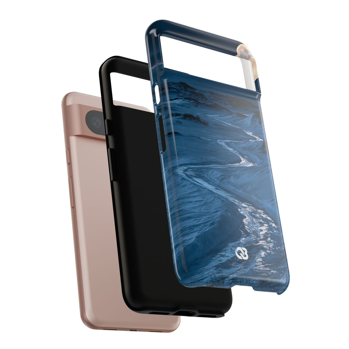Arctic Moon Drift · Tough Phone Case for Pixel ·  Blue