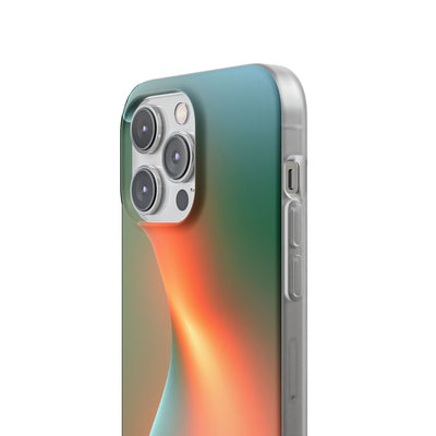 Radiant Contour · Lite Phone Case for iPhone ·  Orange