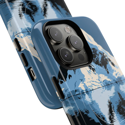 Blue Tough 2.0 Magsafe Phone Case for iPhone - Arctic Summit Mirror