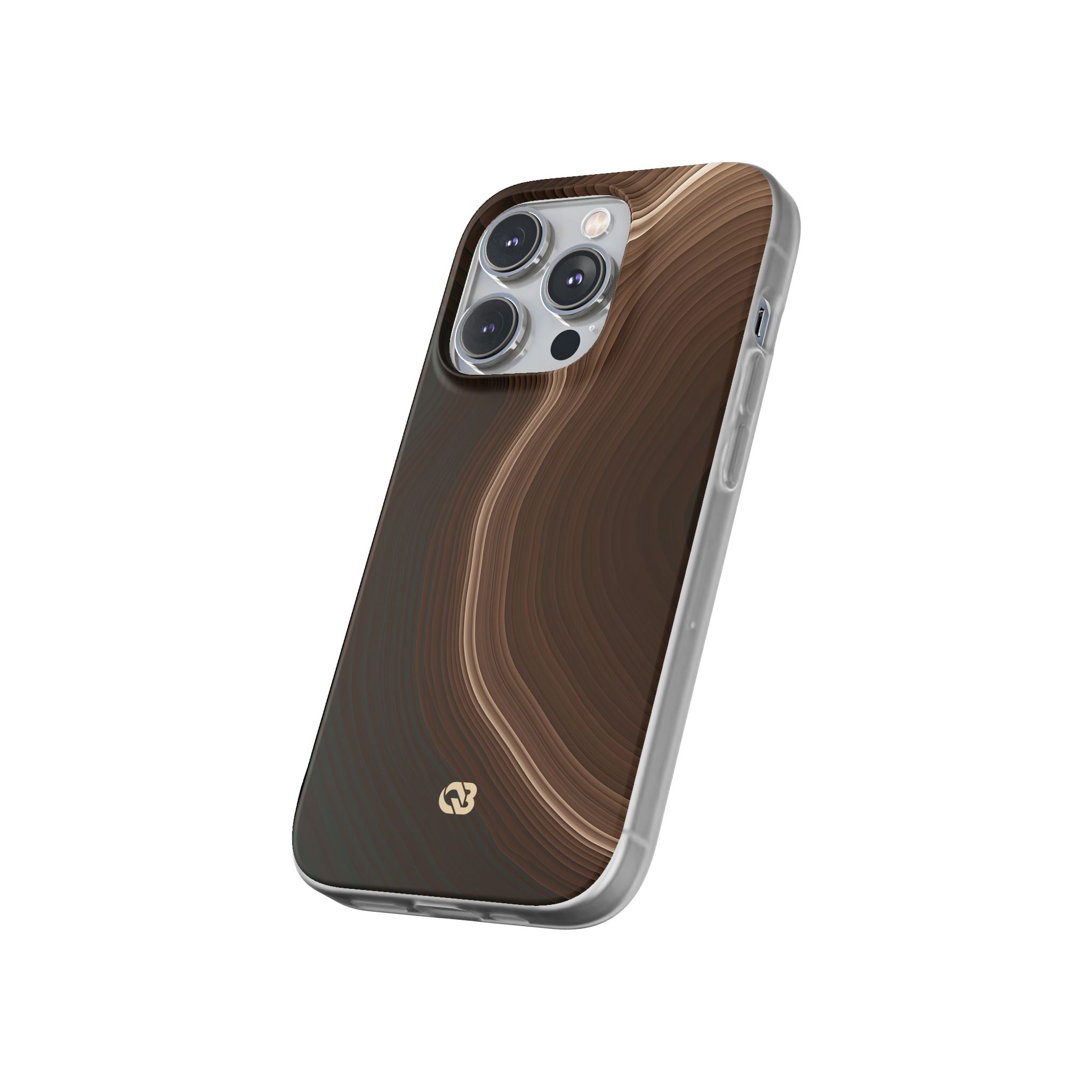 Brown Lite Phone Case for iPhone - Bronzed Canyon Relief