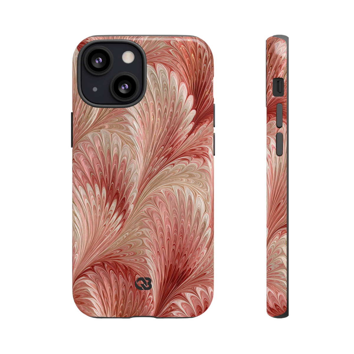 Blush Petal Plume · Tough Phone Case for iPhone · Pink