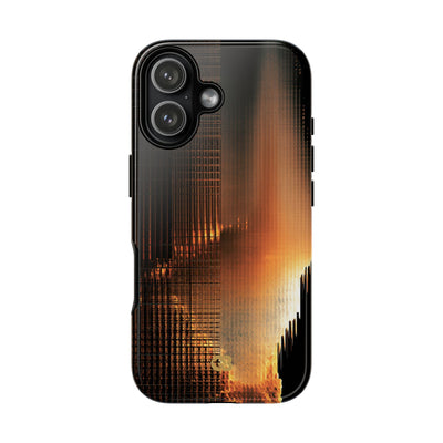 Luminous Grid · Tough Phone Case for iPhone · Black