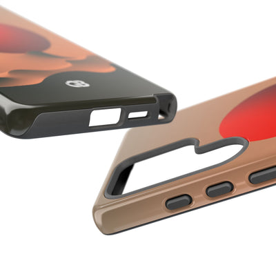 Crimson Sol Ridge · Tough Phone Case for Samsung · Red