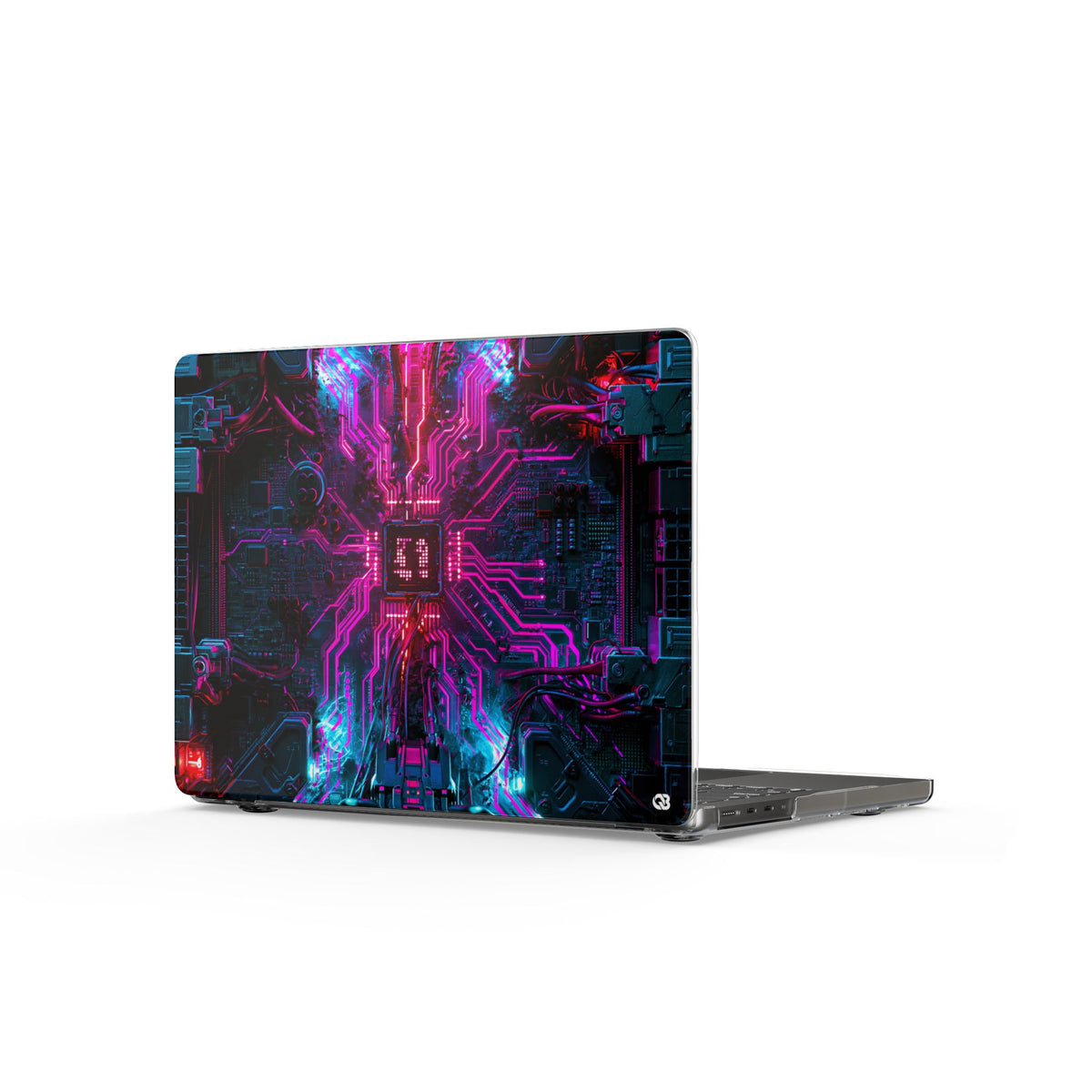 Neural Circuit Core · Clear Hard Case for MacBook · Black