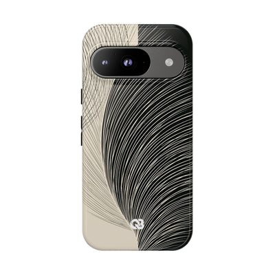 Minimal Frond Study · Tough Phone Case for Pixel ·  Black