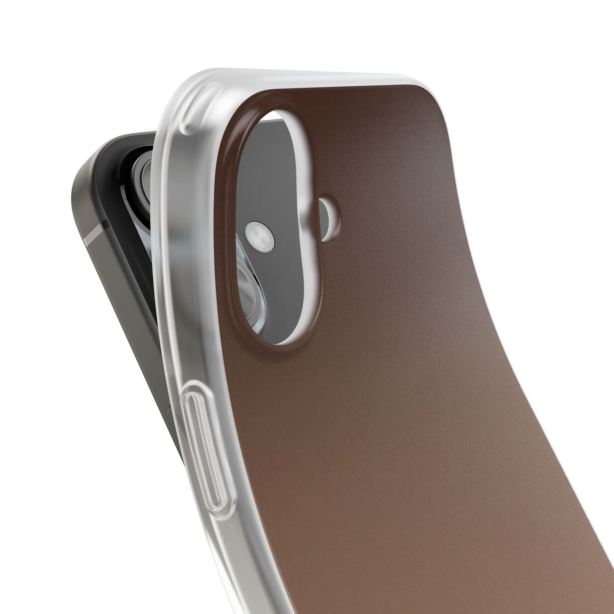 Brown Lite Phone Case for iPhone - Smoked Caramel Fade