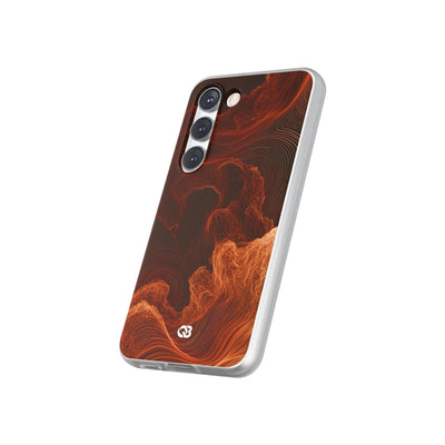 Amber Filament · Lite Phone Case for Samsung · Orange