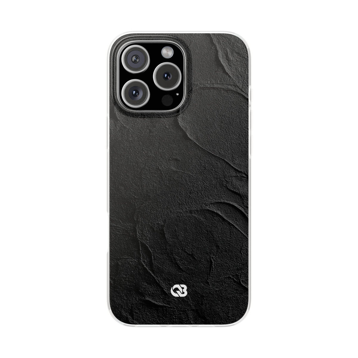 Obsidian Stucco Relief · Lite Phone Case for iPhone ·  Black