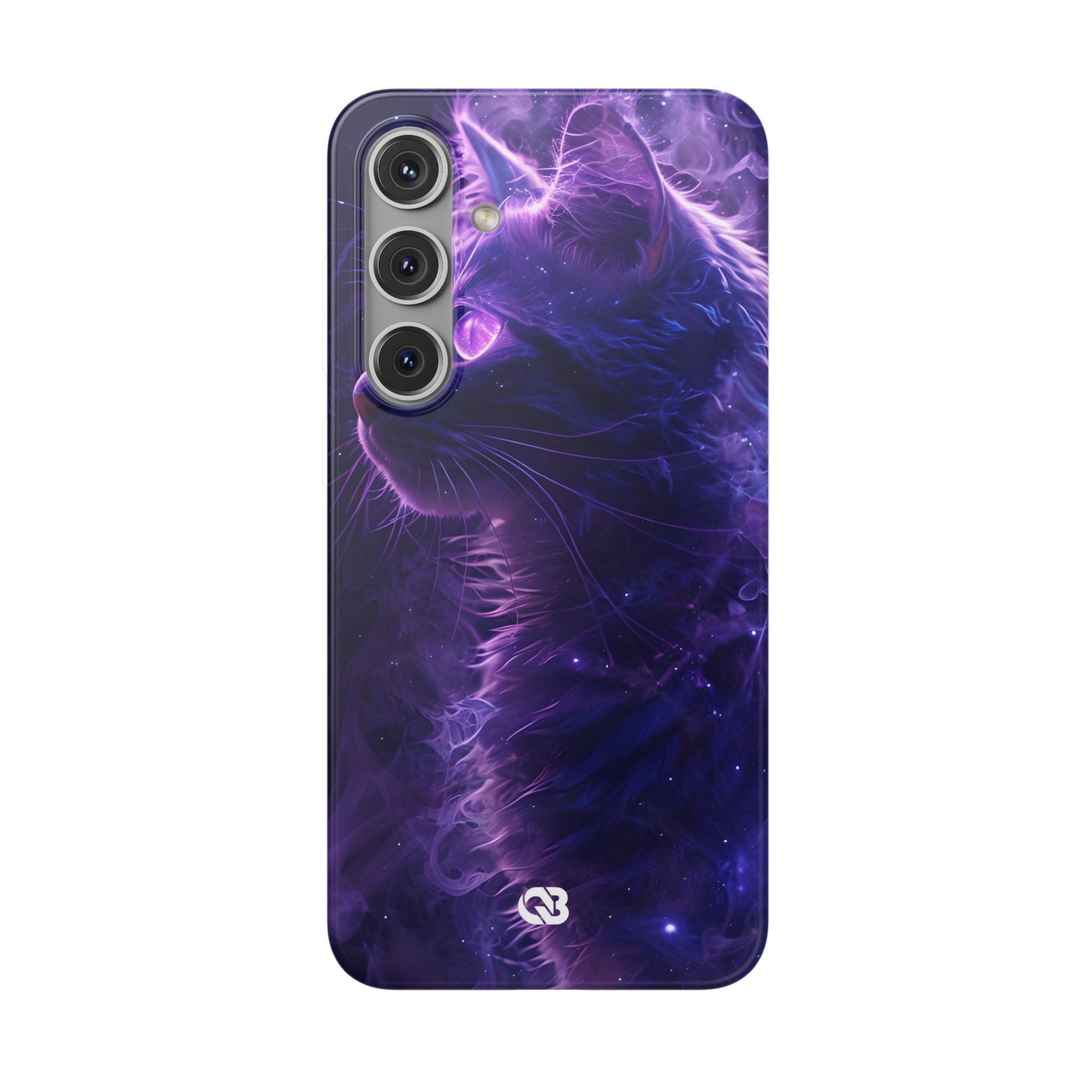 Purple Void Feline · Soft Custodia per Samsung