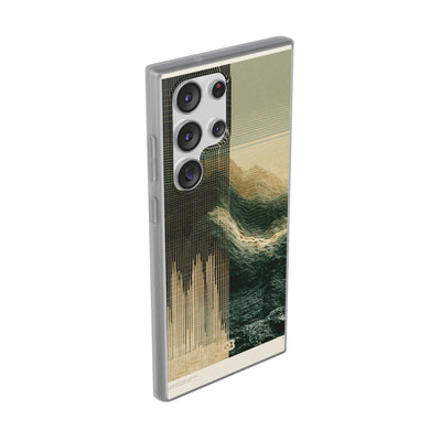 Beige Lite Phone Case for Samsung - Veridian Data Ridge