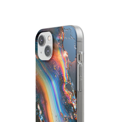 Prismatic Aura Flow · Lite Phone Case for iPhone ·  Blue