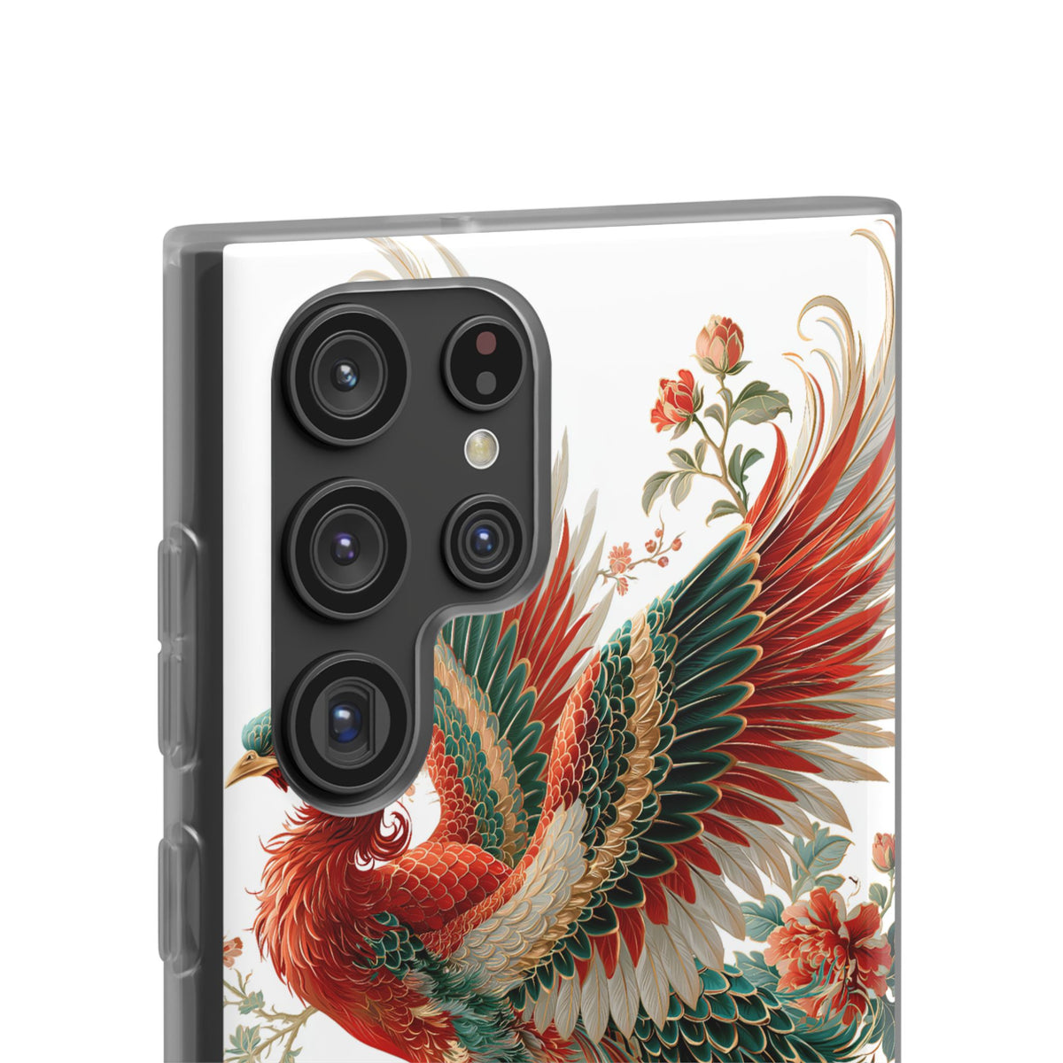 Vermilion Imperial Phoenix · Lite Phone Case for Samsung · Red