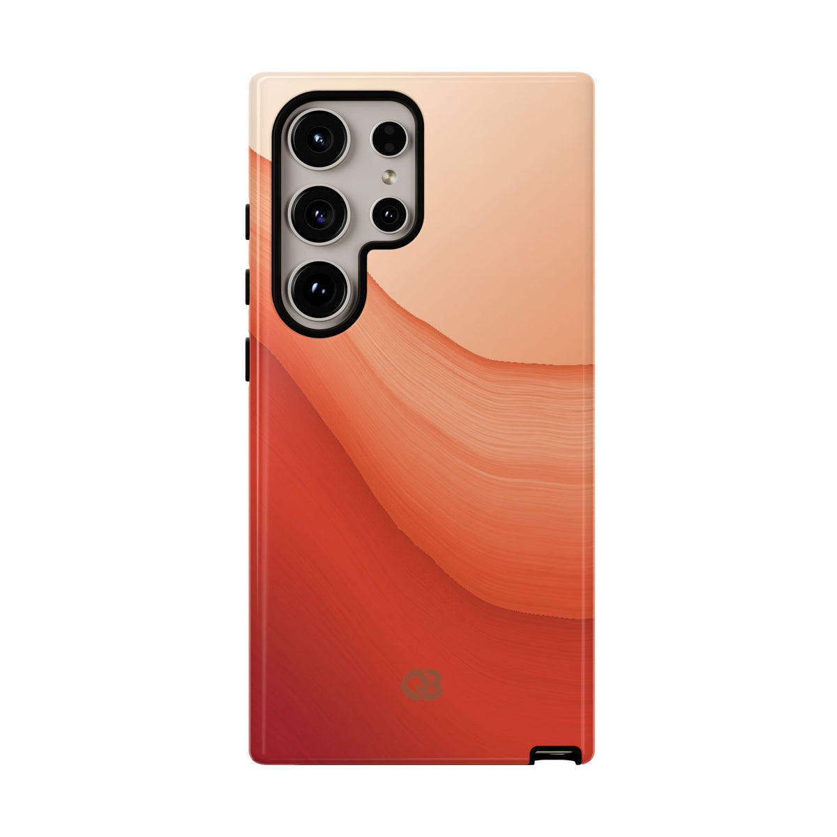 Terracotta Flow · Tough Phone Case for Samsung · Orange