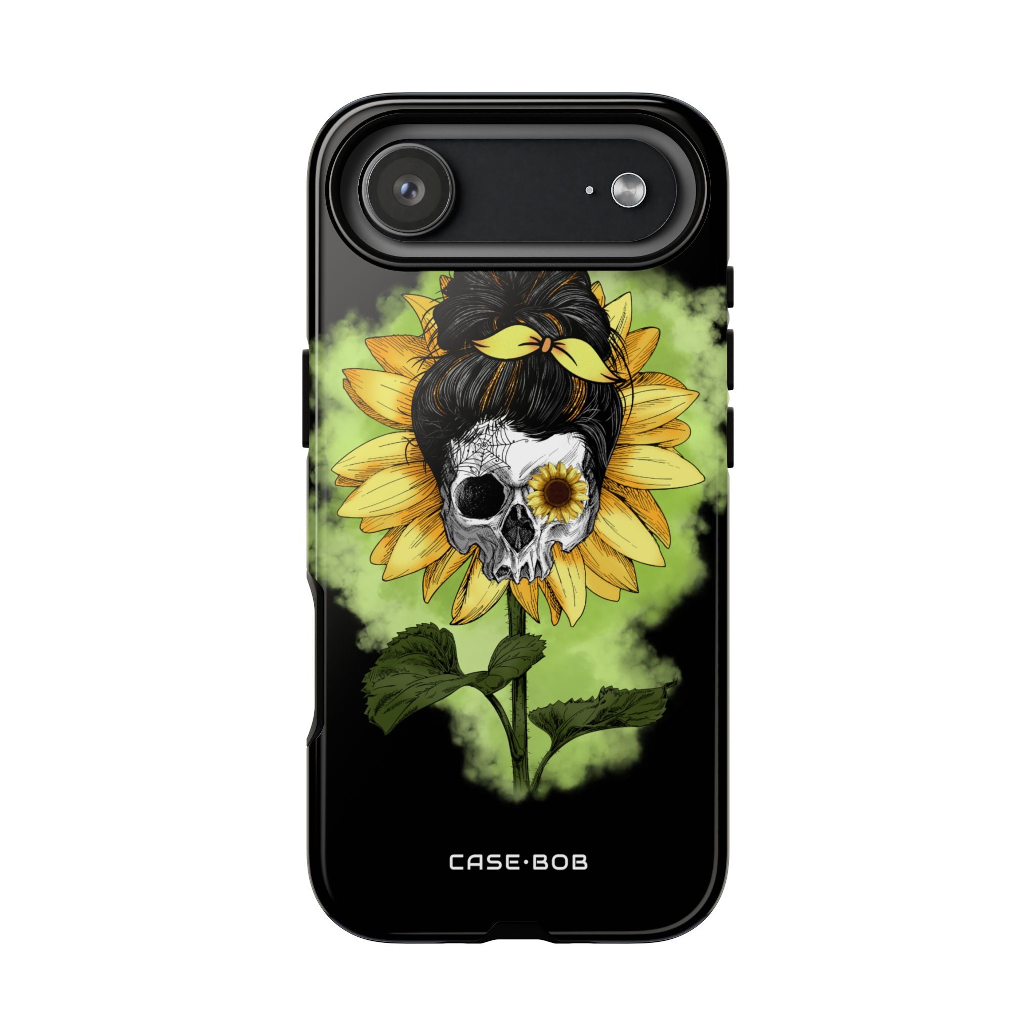 Sunflower Skull iPhone 17 Air Case - Tough - CASE•BOB