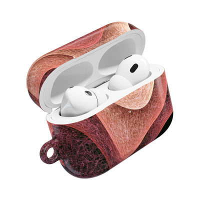 Rose Contour Waves · Hard Case for AirPods & AirPods Pro · Pink