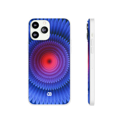 Radial Spectrum Bloom · Lite Phone Case for iPhone ·  Blue