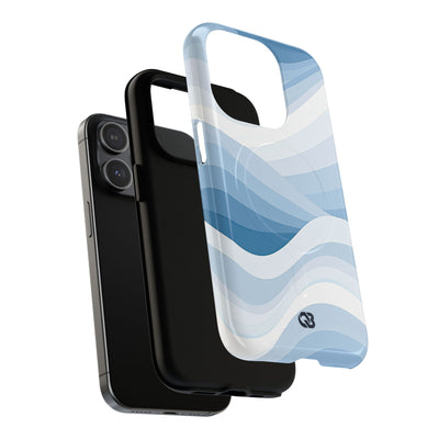 Blue Tough 2.0 Magsafe Phone Case for iPhone - Glacial Indigo Flow