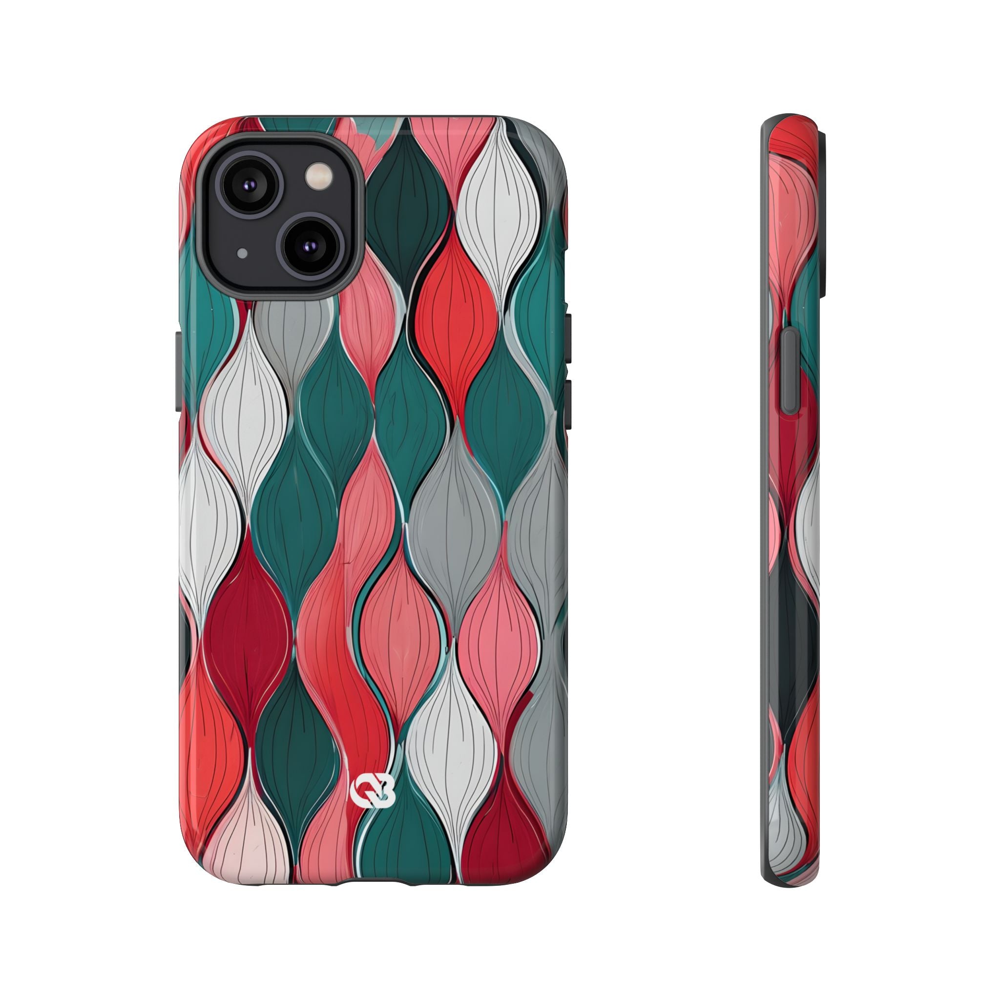 Slate Rose Ripple · Tough Θήκη για iPhone