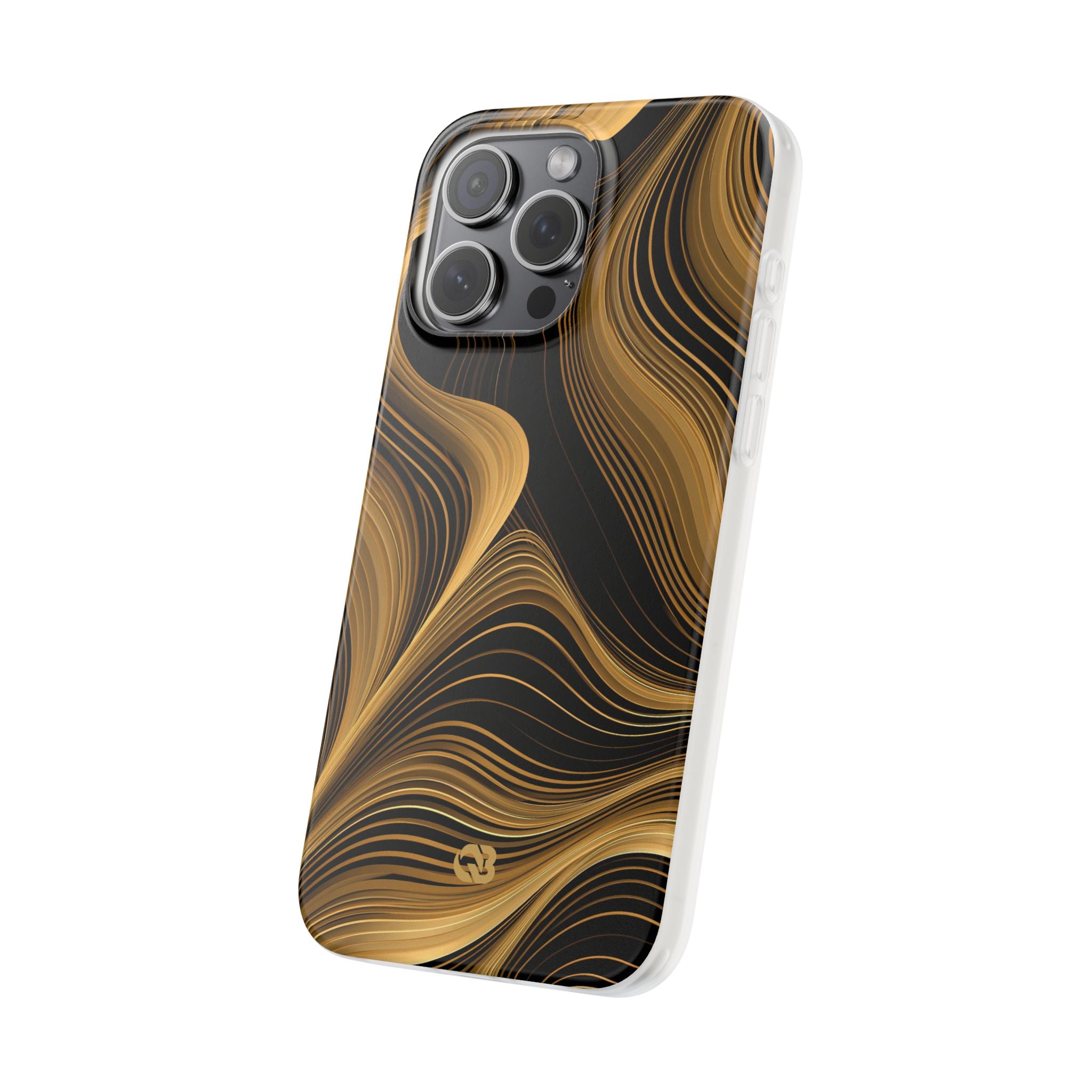 Gold Lite Phone Case for iPhone - Molten Copper Strands