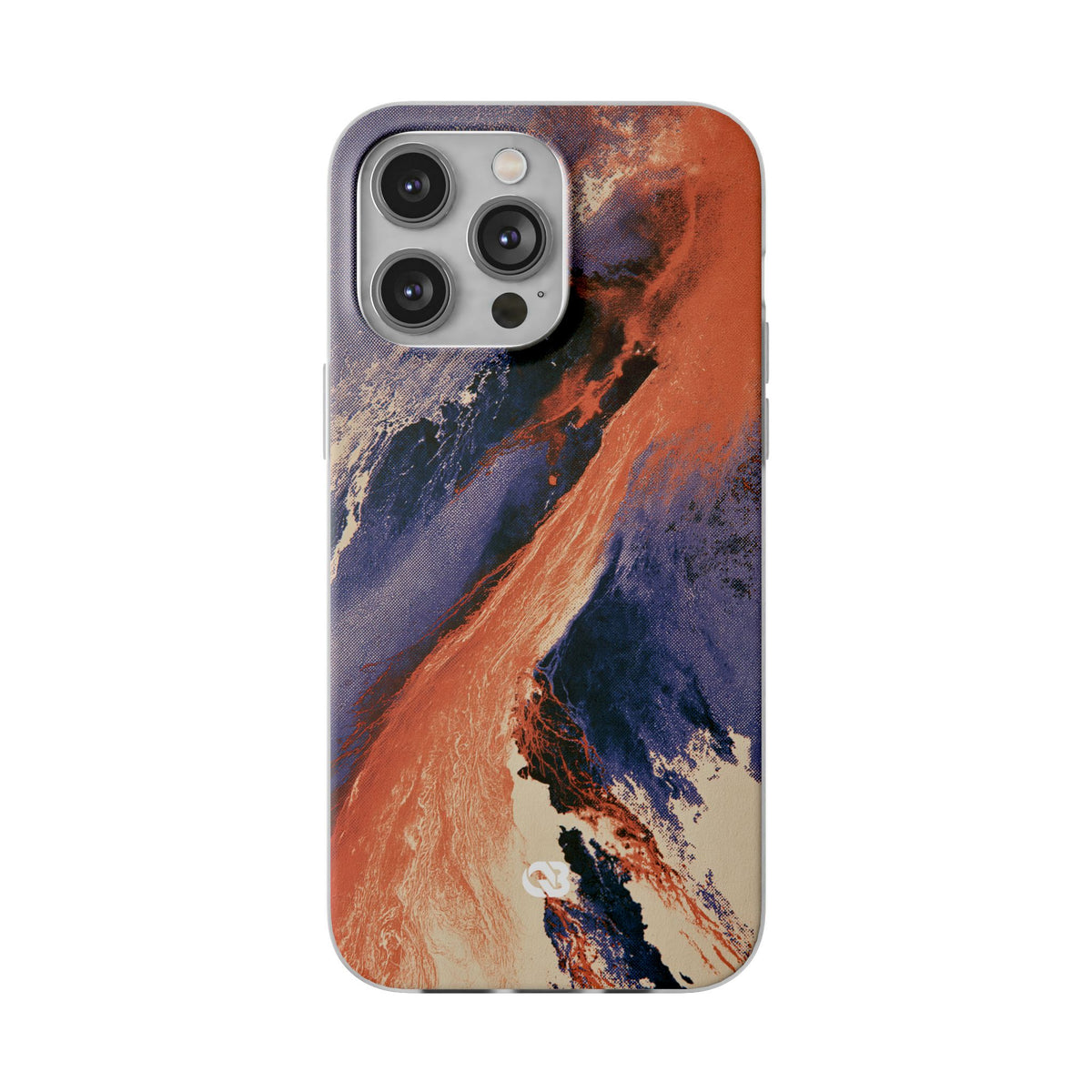 Solar Aura Drift · Lite Phone Case for iPhone ·  Orange