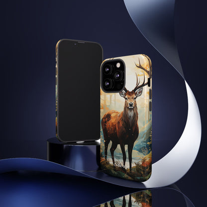 Glowing Stag iPhone 13 Pro Case - Tough - CASE•BOB