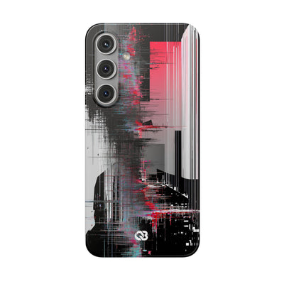 Black Lite Phone Case for Samsung - Crimson Data Leak