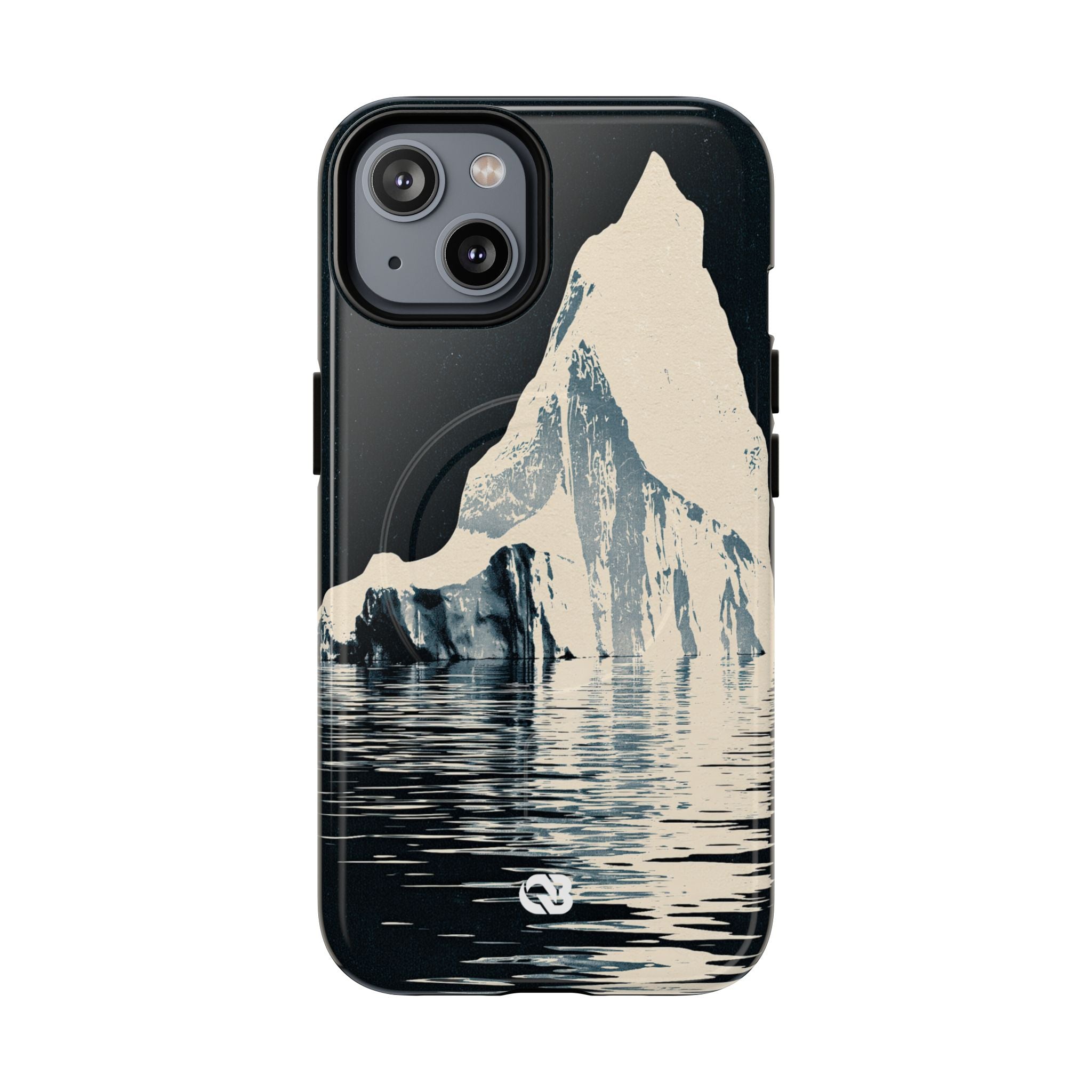 Blue Tough 2.0 Magsafe Phone Case for iPhone - Frozen Navy Monolith