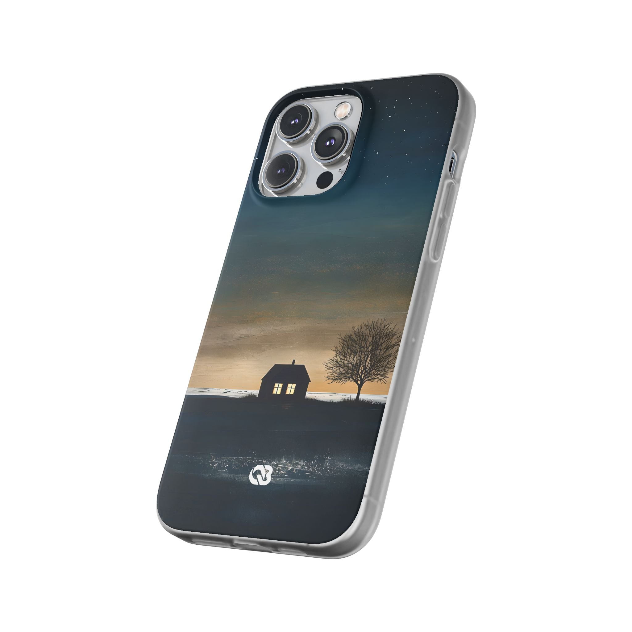 Midnight Cabin Glow · Soft Phone Case for iPhone