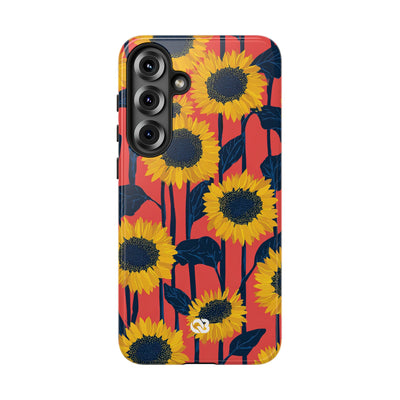 Solar Navy Bloom · Tough Phone Case for Samsung