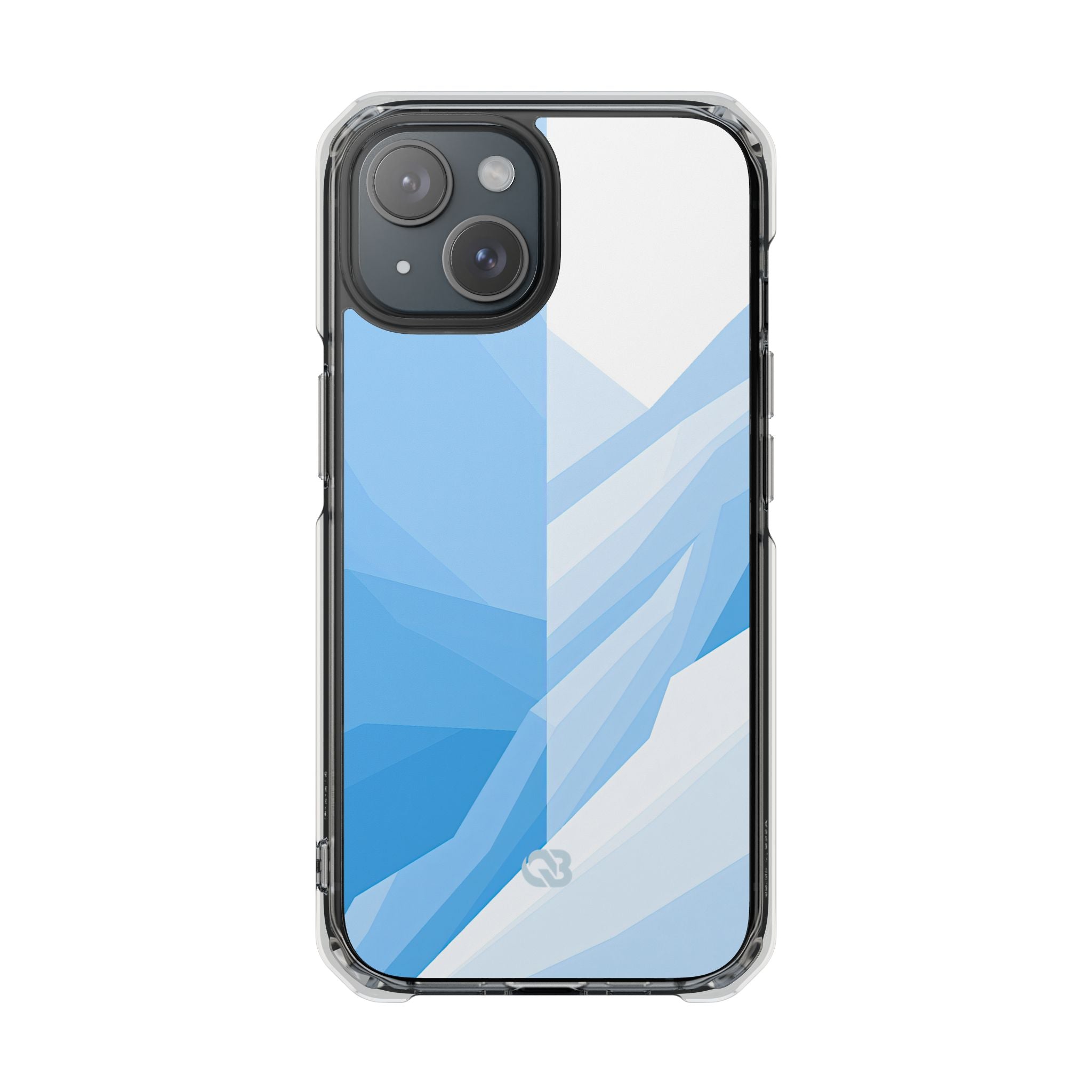 Blue Impact MagSafe Phone Case for iPhone - Arctic Glacial Ridge