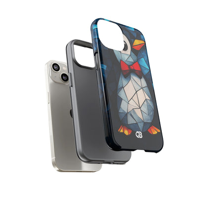 Mosaic Bowtie Penguin · Tough Phone Case for iPhone