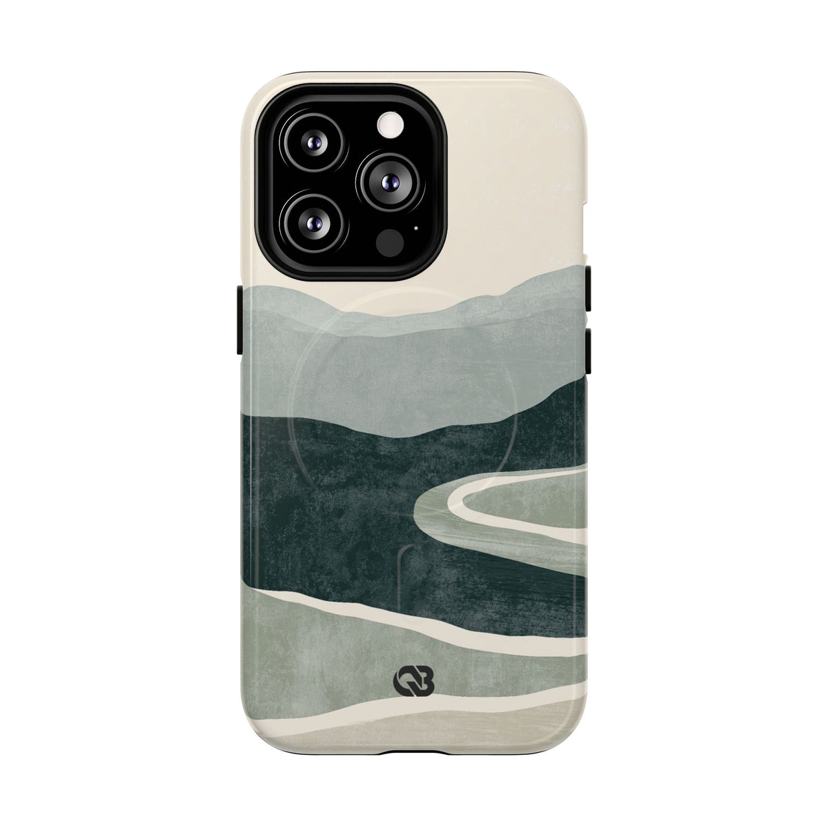 Muted Valley Vista · Tough 2.0 Magnetic Phone Case for iPhone · Green